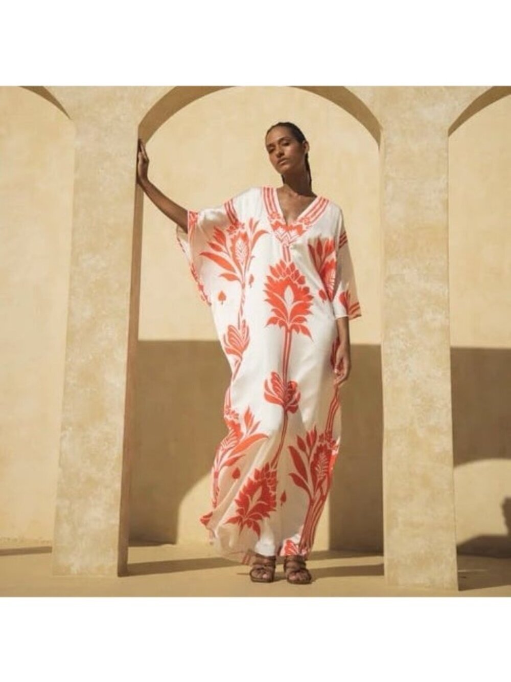 NWT Andres Otalora Bidae maxi caftan 2025 collection